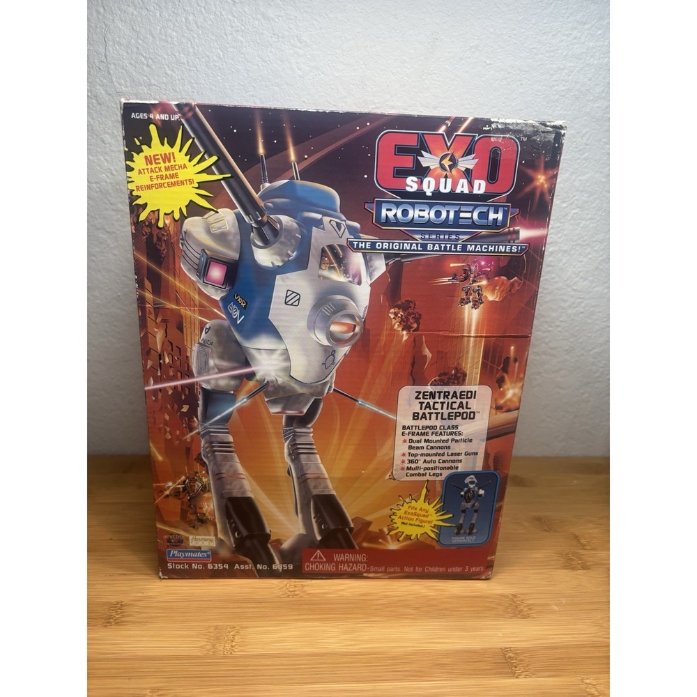 Zentraedi Tactical Battlepod E-Frame Exo Squad Robotech Sealed Box Playmates